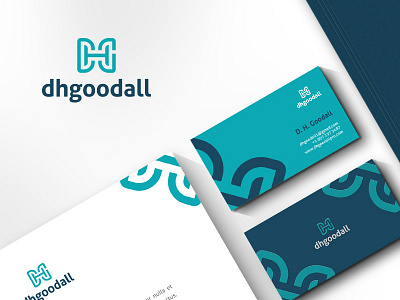 dhgoodall branding corporate d g h identity innovation logo stationery strategy technology