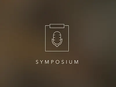 Splash Page art blur clipboard icon ios line mic