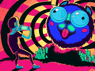 Kitty Ball ball cat cheshire crazy device digital kitty magic media smartphone social technology