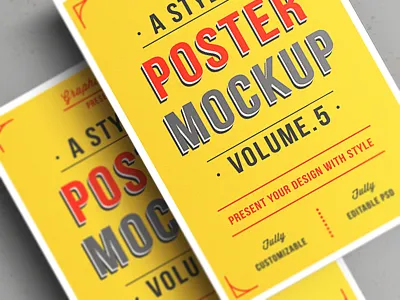 Poster Mockup flyer mockup poster poster design poster mockup psd texture