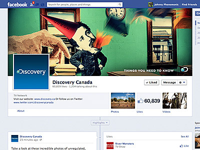 SOCIAL: DISCOVERY FACEBOOK discovery discovery channel facebook