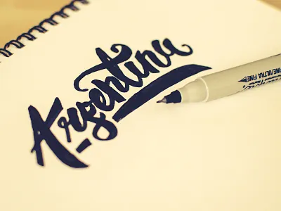 Argentina argentina calligraphy lettering typography