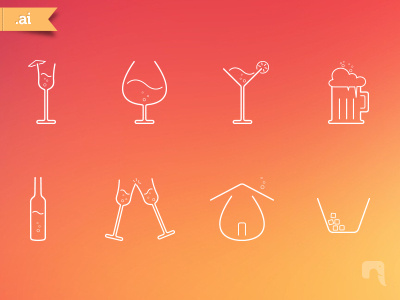 Free Bar Icons bar icons free icons line icons neelakandan vector