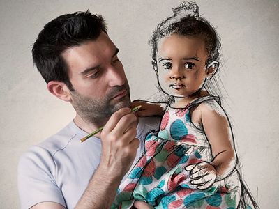 Sketch the life combine concept esquisse life media mixed serie sketch vie