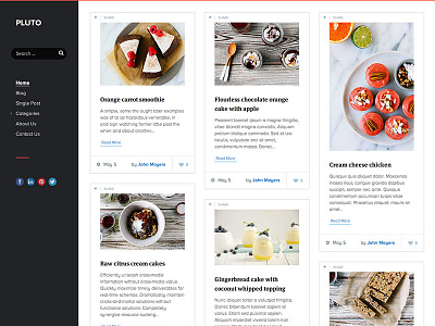 Wordpress Theme for bloggers black blog personal blog pinterest template theme themeforest white wordpress