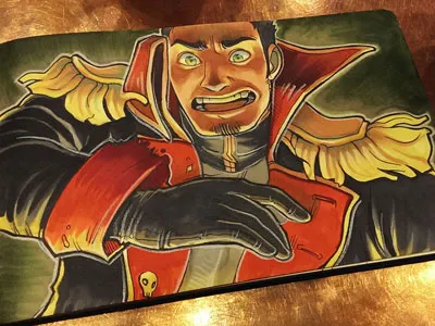 More Marker Illustrations of Talon Screaming 40k copic illustration markers