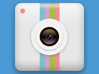 Camera Icon camera clean icon icons illustration lens ui ux web design