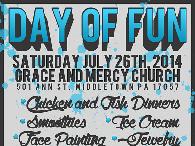 Day Of Fun Flyer church cream flyer ice rexroth