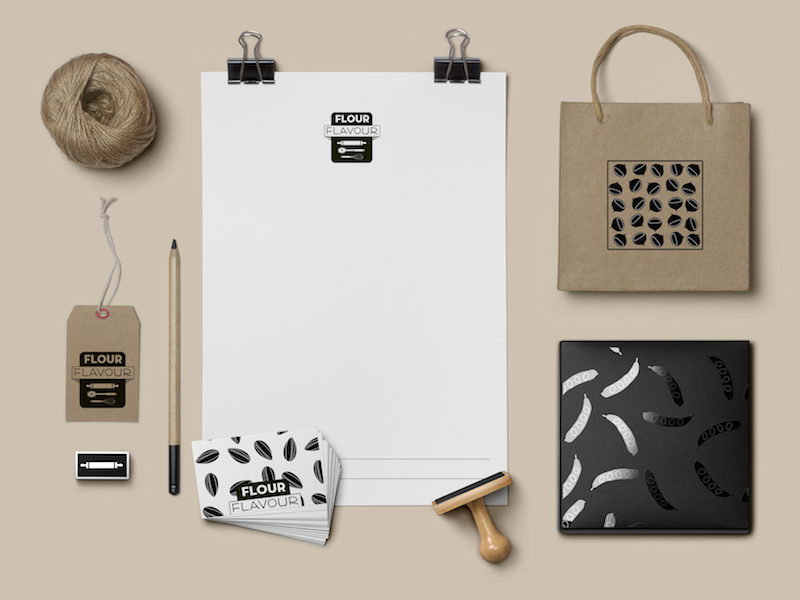 Example of Flour Flavour Branding