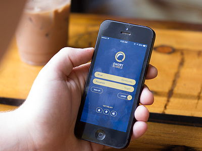 UI Photoshoot - Emory Bubble coffee iphone mobile photography ui photography user interface