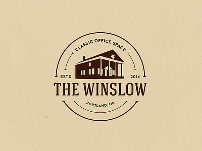 Vintage Circle Logo Design branding classy logo rusty typography vintage