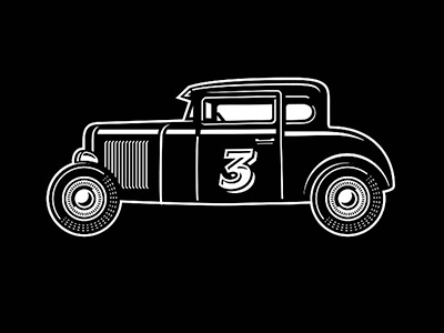 30s Coupe 1930 car coupe custom hotrod illustration