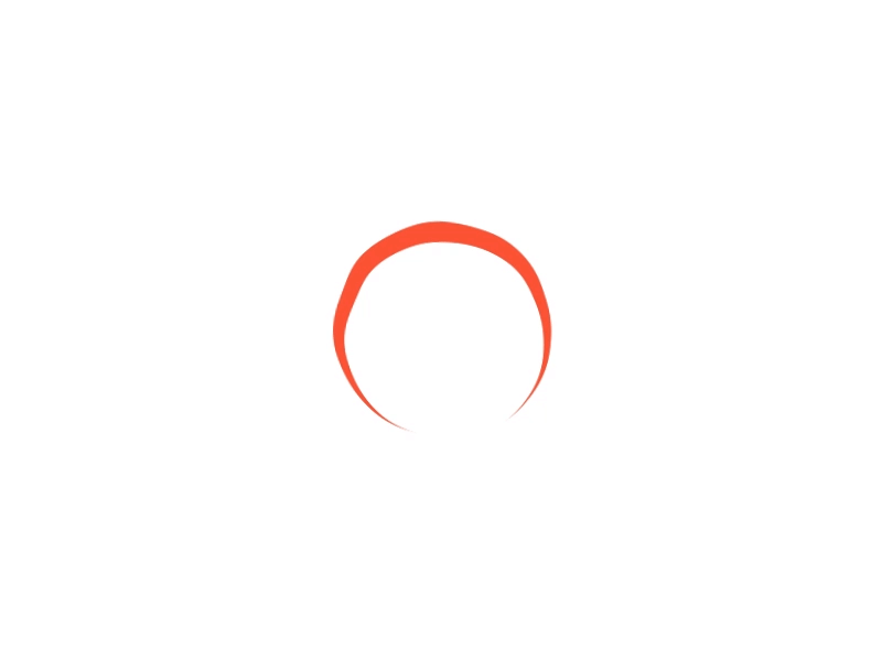 Some circle pulsing loader 2d animation design loader logo motion motion graphics orange