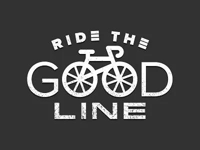 Good Bike bicycle bike icon ride typography