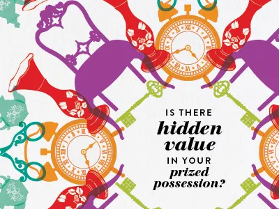 Antique Appraisal Invite antique chair clock kalidescope key pattern scissors teapot vase