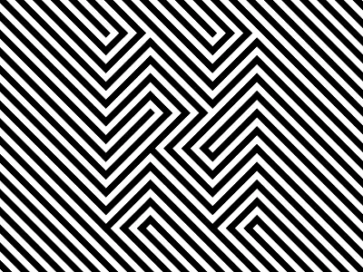 H alphabet h illusion letter optical