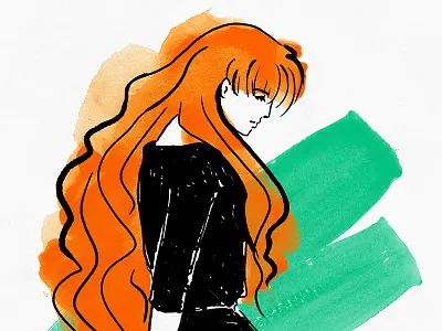 Embleme – Claude bd comic illustration ink print watercolor