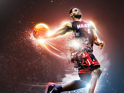 LeBron basketball lebron james miami heat nba sports