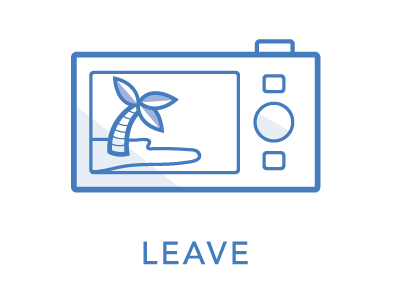 Line Camera beach blue camera icon illustration leave line minimal photo shading