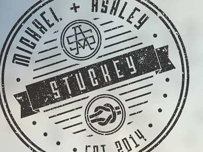 Wedding Seal Stamp logo seal stamp wedding