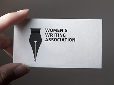 Women’s Writing Association logo woman writing