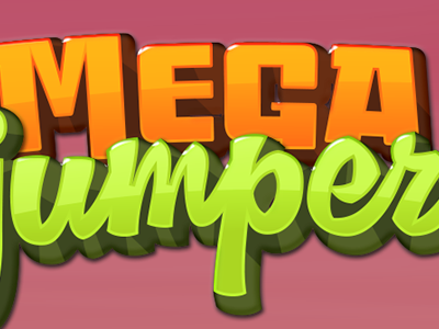 Game Mega Jumper background characters game iphone ui