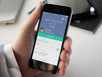 Sellf 2.0 - new business opportunity app business crm interaction ios ios8 iphone mobile app professional sales sellf