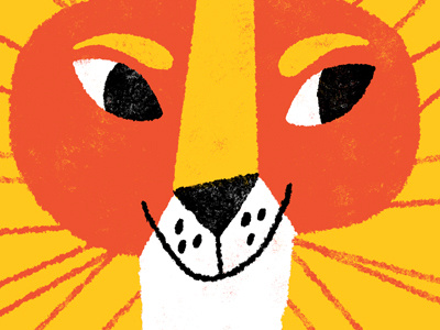 lion face big cat illustration lion