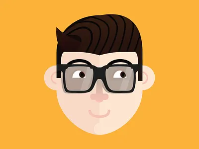 Minimal Me clean glasses minimal portrait simple