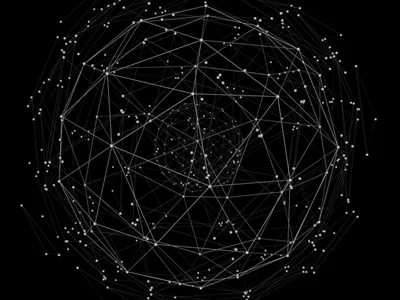 Octahedron 3d black cinema4d data visualization geo geometric octahedron poly white