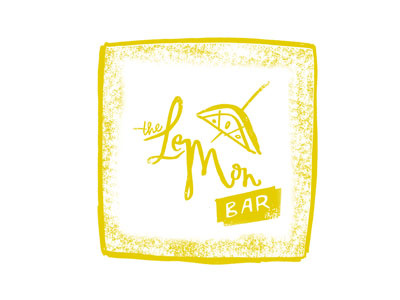 The Lemon Bar bar food fruit identity