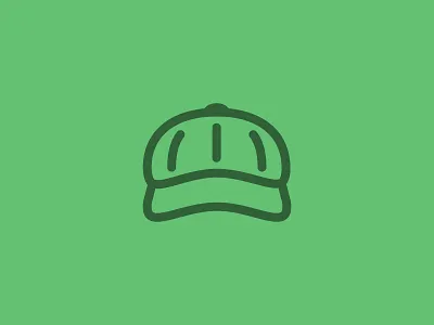 Hat green hat illustration schoolboy vector