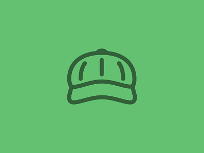 Hat green hat illustration schoolboy vector