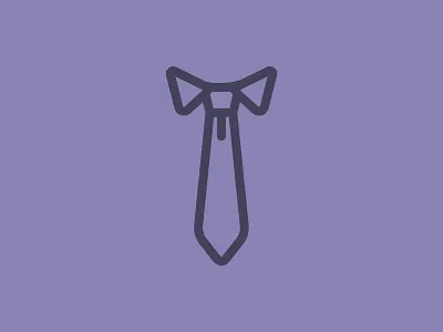 Tieday illustrator purple tie vector