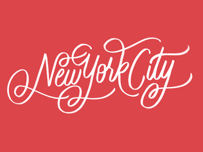 Scouted.in Lettering brush city hand lettering lettering new york script type typography