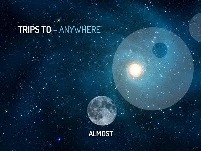 Bureau 247 - Events art direction concept illustration moon travel