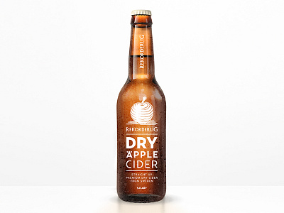 Reko Dry Apple apple beer bottle cider clean label white