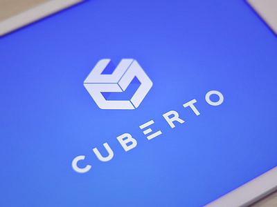 Logo cuberto design icon ios logo mark ui ux