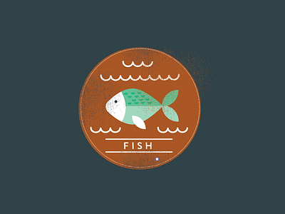 Fish creature fish icon illustration ocean