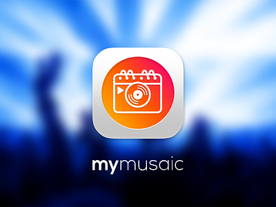 Mymusaic Icon app calendar camera event icon ios music mymusaic video