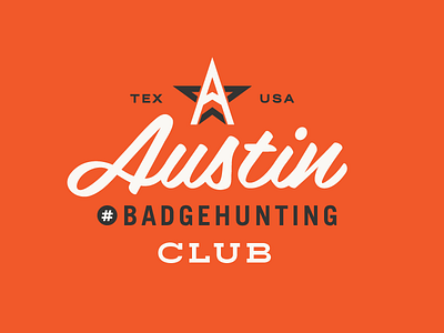 Austin Badgehunting Club american badgehunting badges classic crest hunting minneapolis mn