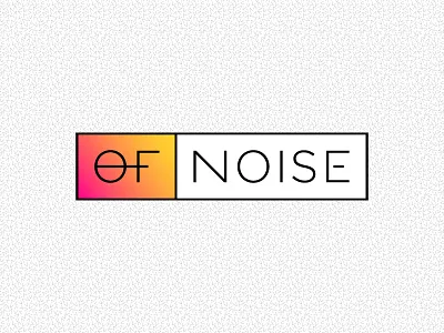Of Noise Concept 1 brand brand identity branding graphic design illustration illustrator layout logo logo design mark