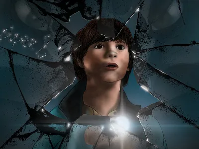 'Super8' Illustration competition dad film illustration magazine photoshop super8