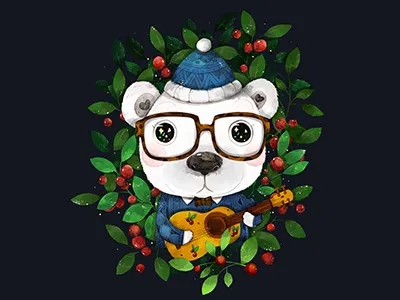 Bear bear illustration