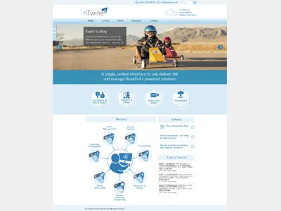 Website Nearly finished! corporate website flat icons full width rwd