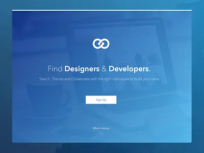 Adune Landing Page adune fabrica header landing page