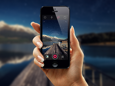 iOS 7 Photo Camera appdesign camera flash ios ios7 iphone iphonedesign photo refresh ui uidesign user interface