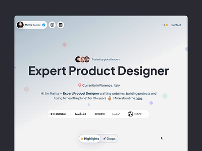 Portfolio update branding product design ui ux web design