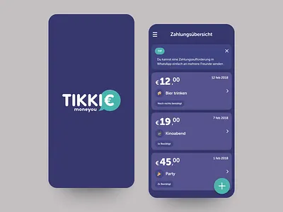 Tikkie DE after effects app bank cash dutch euro free ios iphone lottie money moneyou payment profider spinner splash tikkie transfer ui whatsapp
