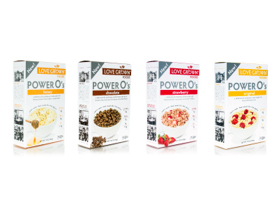 Power O's Packaging Designs box cereal cereal box chocolate food healthy honey packaging packaging design photography product strawberry